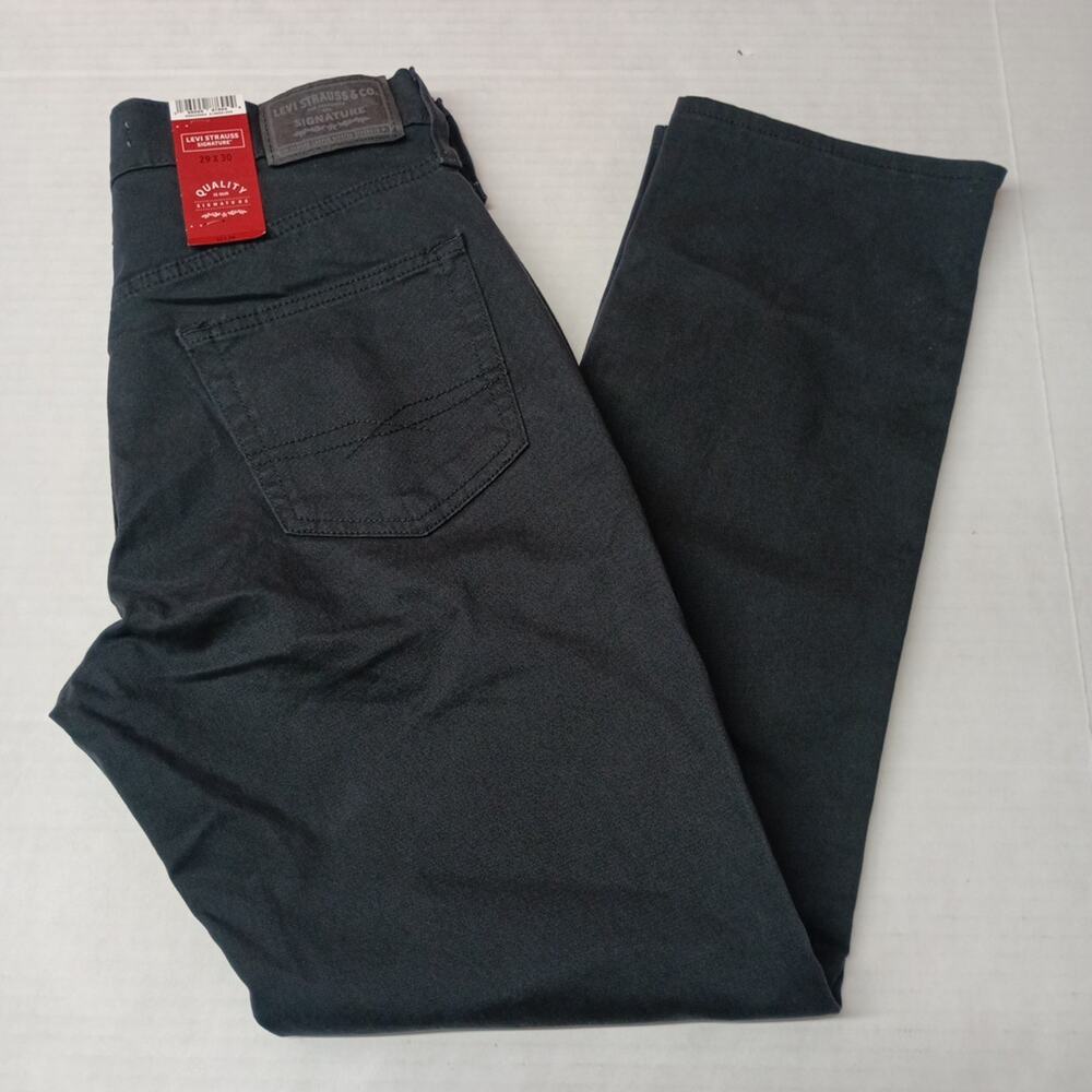 Signature By Levi Strauss Chino Pants Men's Size 29x30 Black